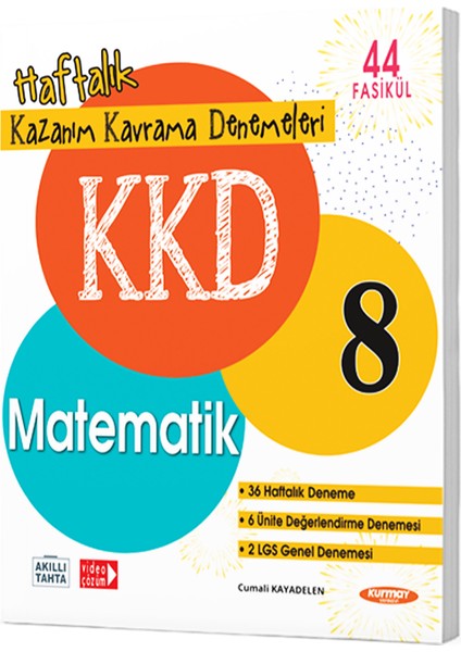 Kurmay Yayınları LGS 8.Sınıf Matematik Haftalık Kazanım Kavrama Denemeleri