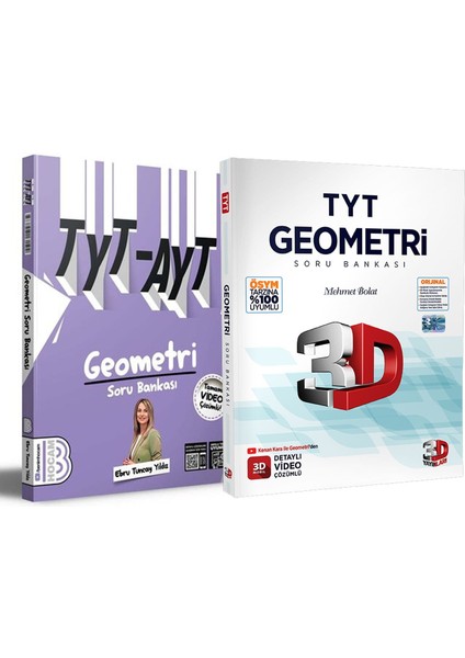 2024 ve 3 Deneme TYT Geometri Soru Bankası