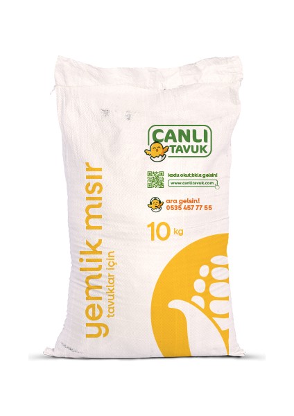 Canlı Tavuk Yemlik Mısır 10 kg