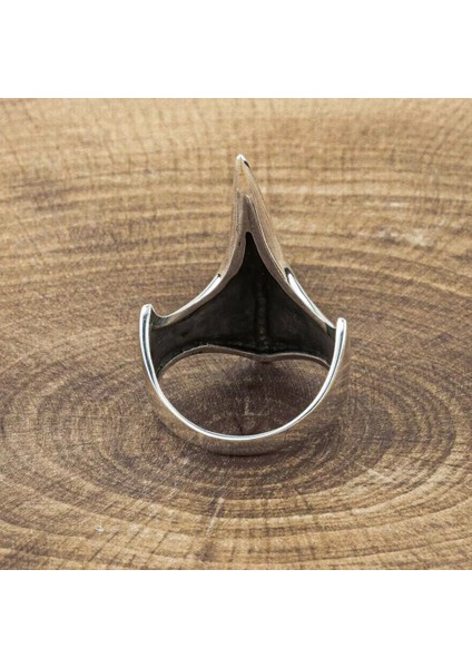 925 Ayar Gümüş Osmanlı Desenli Taşsız Zihgir Okçu Erkek Yüzük modelleri