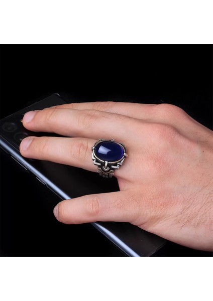 925 Ayar Gümüş Zirkon Taşlı Erkek Yüzük Silver fiyatları