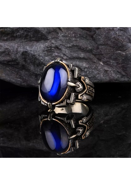 925 Ayar Gümüş Zirkon Taşlı Erkek Yüzük Silver modelleri