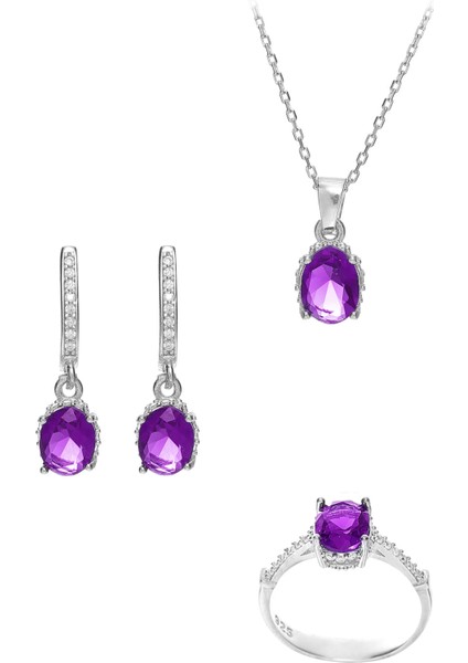 925 Ayar Gümüş Modern Kadın Takı Set fırsatları