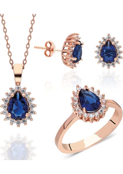 925 Ayar Gümüş Modern Kadın Takı Set modelleri