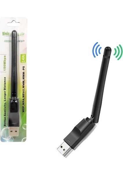 Wi-Fi Anten USB Ip Uydulara Uyumlu MT7601