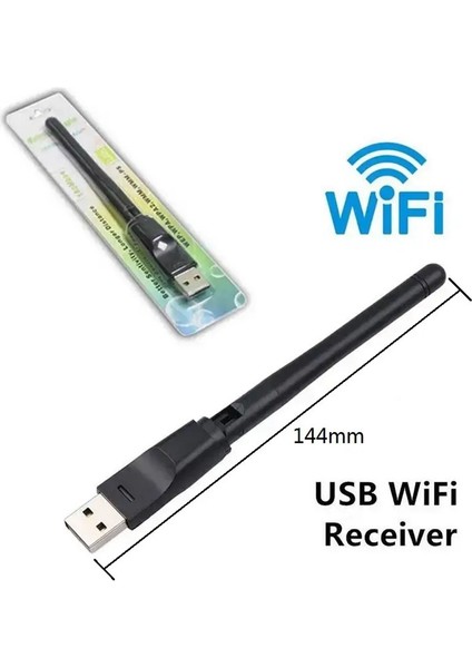 Wi-Fi Anten USB Ip Uydulara Uyumlu MT7601