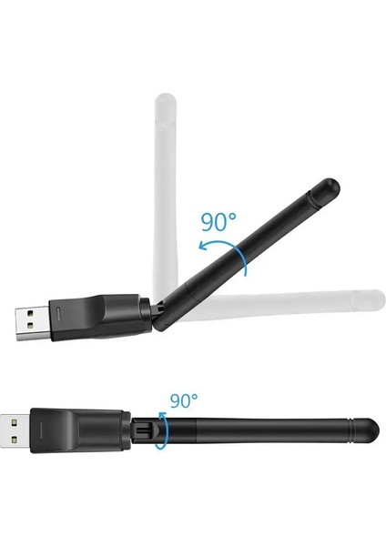 Wi-Fi Anten USB Ip Uydulara Uyumlu MT7601