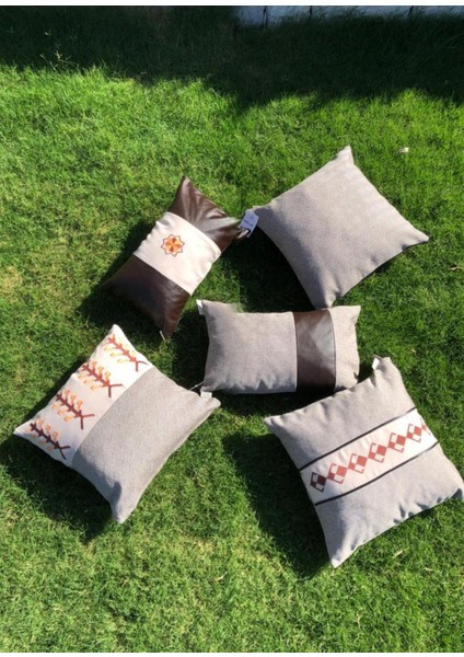 WELLMADE01 Etnik Desenli Işlemeli Kırlent Kılıfı fırsatları