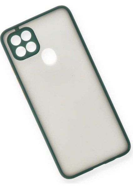 Oppo A15S Kılıf Montreal Silikon Kapak - Yeşil modelleri