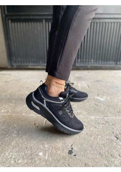 23380-Z Polina Unisex Spor Ayakkabı Siyah