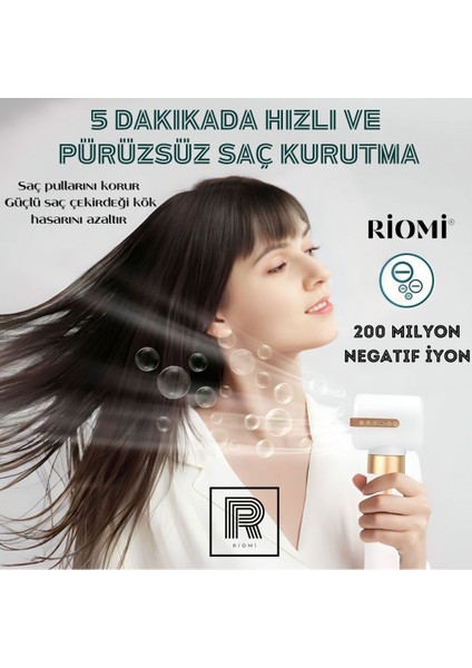 Pro Saç Şekillendirme ve Kurutma Uzun Multi-Styler Hava Üflemeli Saç Şekillendirici 7 In 1