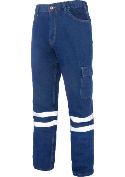 Pantolon Sona Denim Mavi 02136 Gri 3xl