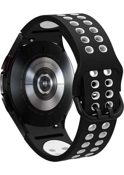 Samsung Galaxy Watch 6 Classic 43 / 47 mm Delikli Silikon Kordon Tam Uyumlu Pim Tasarımı Spor Kayış fırsatları