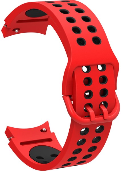 Samsung Galaxy Watch 6 Classic 43 / 47 mm Delikli Silikon Kordon Tam Uyumlu Pim Tasarımı Spor Kayış