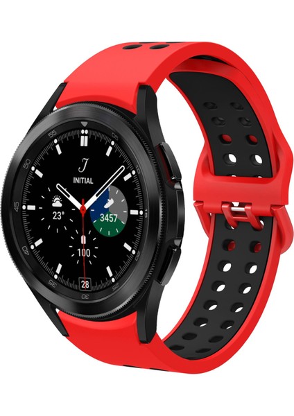 Samsung Galaxy Watch 6 Classic 43 / 47 mm Delikli Silikon Kordon Tam Uyumlu Pim Tasarımı Spor Kayış indirimleri