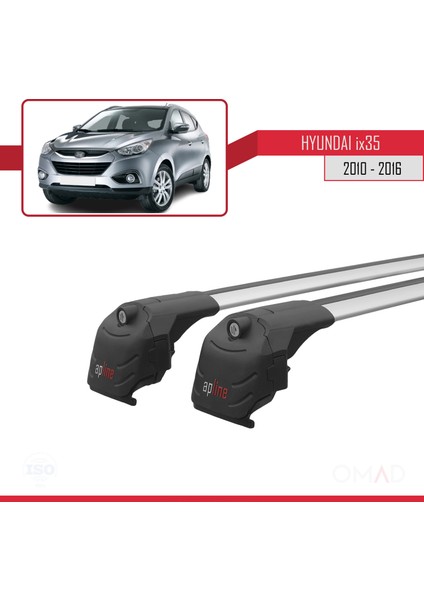 Hyundai IX35 2010-2016 Arası ile Uyumlu Ace-2 Ara Atkı Tavan Barı Gri modelleri