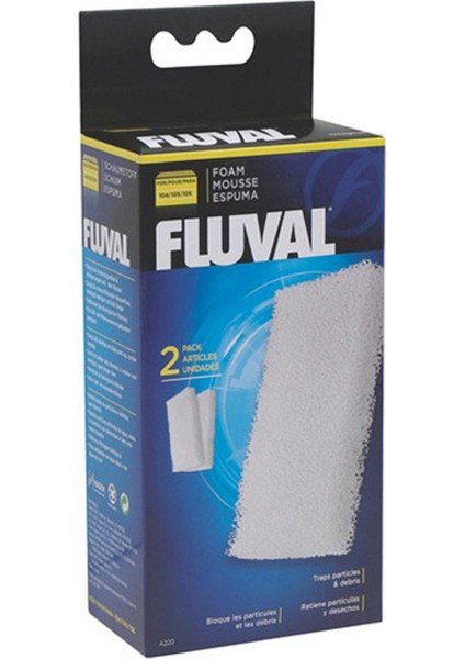 Fluval Filtre Süngeri #104105106 2 Li