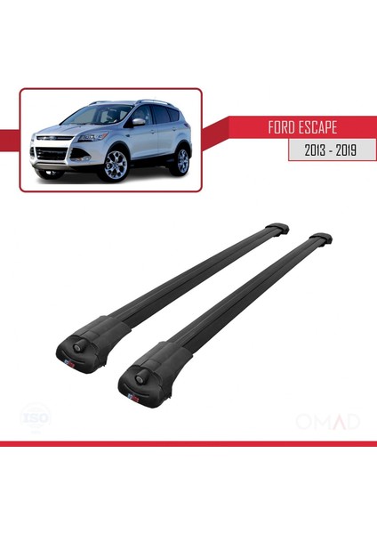 Ford Escape 2013-2019 Arası ile Uyumlu Ace-1 Ara Atkı Tavan Barı Siyah modelleri