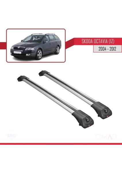 Skoda Octavia (1z) 2004-2012 Arası ile Uyumlu Ace-1 Ara Atkı Tavan Barı Gri modelleri