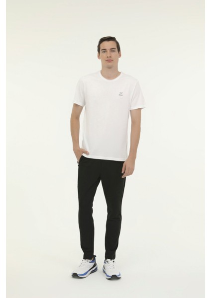 M-SN234 Bsc Raw Edge 3fx Beyaz Erkek Kısa Kol T-Shirt modelleri