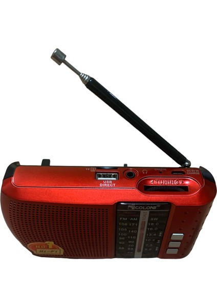 Bluetoothlu Fm Radyo USB Tf Kart Şarjlı Cep Radyosu Icf-8bt