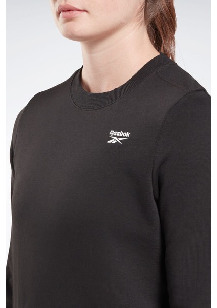 Rı Sl French Terry Siyah Kadın Sweatshirt modelleri