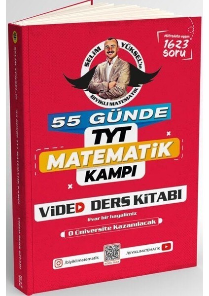 Bıyıklı Matematik Yayınları TYT Matematik Kampı 55 Günde Video Ders Kitabı