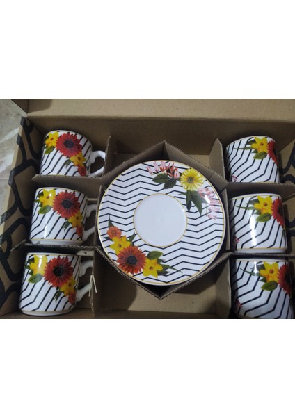 6 Kişilik Kahve Fincan Takımı