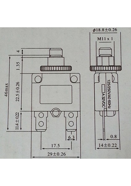 Otomatik Sigorta 10 Amp Termik Sigorta 10 Amp