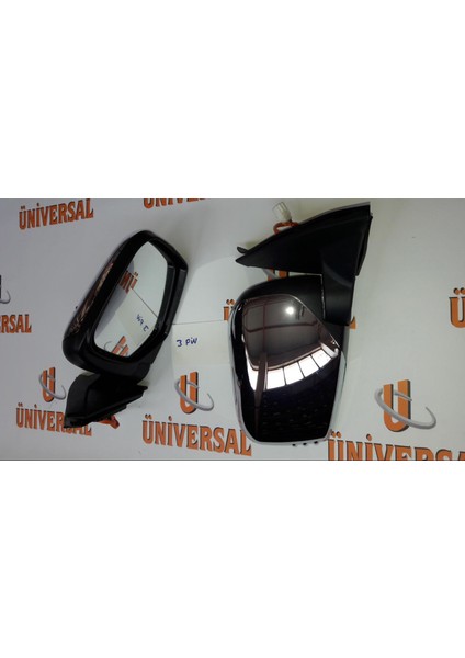Parçabul Ayna Dikiz L200 07-14 Rh (Elektrikli/krom 3 Fişli) UNİ-AYNA-105-RH