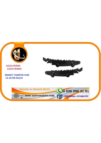 Parçabul Braket Tampon Juke 14-18 Ön Lh 62223-BV80A