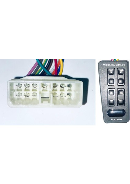 Parçabul Düğme Cam Açma Sephia 93-97 Ön Lh 0K203-66350E50