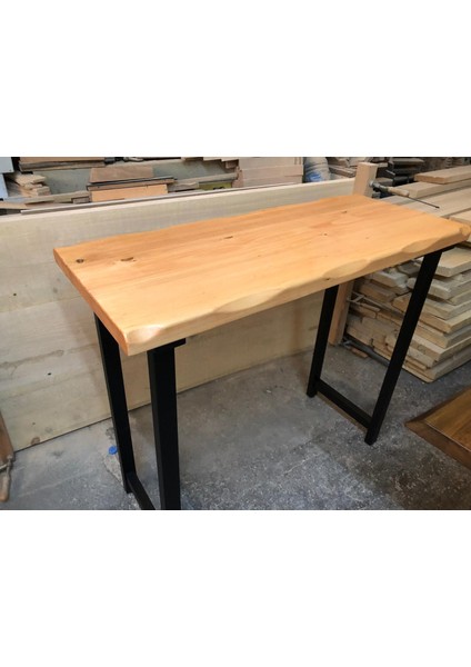 Kütük Ağaç Bar Masa Ölçüsü 60X100.CM Yüksekliği 105.CM