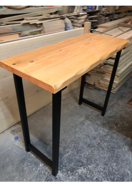 Kütük Ağaç Bar Masa Ölçüsü 60X100.CM Yüksekliği 105.CM