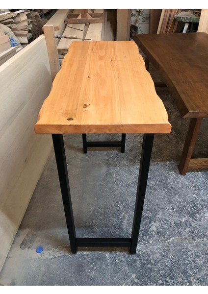 Kütük Ağaç Bar Masa Ölçüsü 60X100.CM Yüksekliği 105.CM
