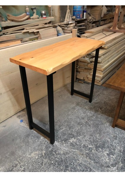 Kütük Ağaç Bar Masa Ölçüsü 60X100.CM Yüksekliği 105.CM