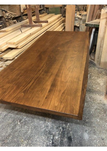 Doğal Kenar Kütük Masa Üstü 200X100.CM fiyatları