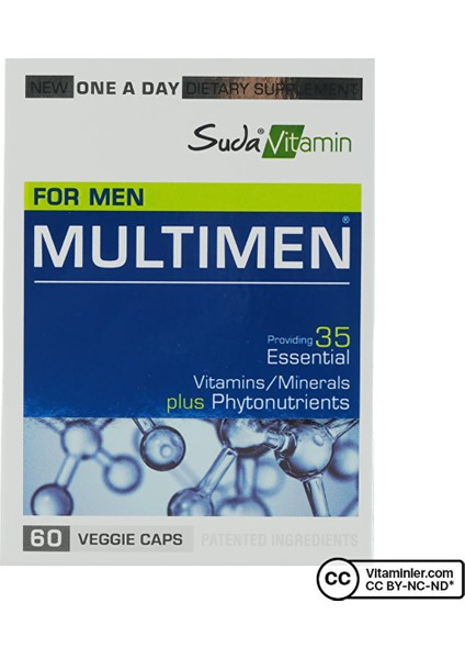 Multimen Multivitamin 60 Kapsül