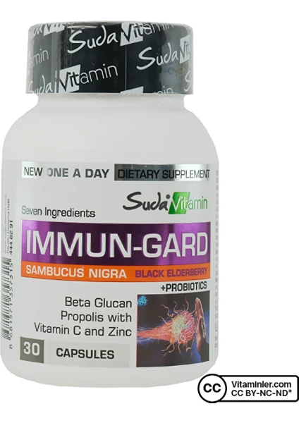 Suda Vitamin Immun Gard 30 Kapsül