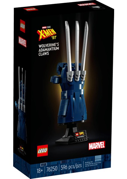 Marvel 76250 Wolverine's Adamantium Claws (596 Parça)