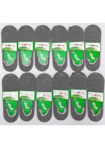 Plus 5541 Erkek Bambu Silikonlu Babet Çorap 12 Adet