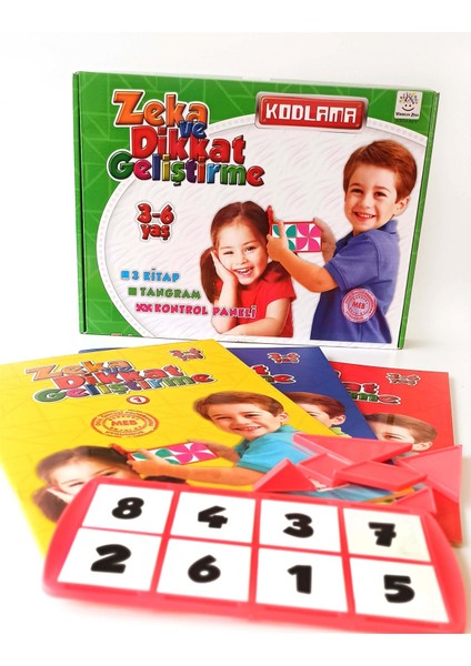 3-6 Yaş Zeka ve Dikkat Geliştirme Seti