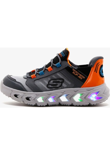 Hypno-Flash 2.0 - Odelux Büyük Erkek Çocuk Gri Spor Ayakkabı 403843L Ccor