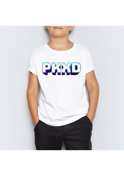 Pk Xd Baskılı Unisex Çocuk Tişört T-Shirt Mr-04 fiyatları