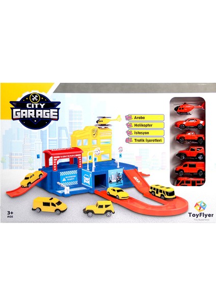 Toyflyer 22 Parça Garaj Seti modelleri