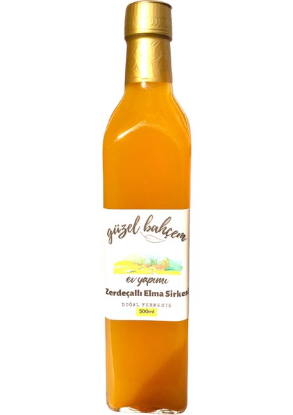Zerdeçallı Elma Sirkesi 500 ml