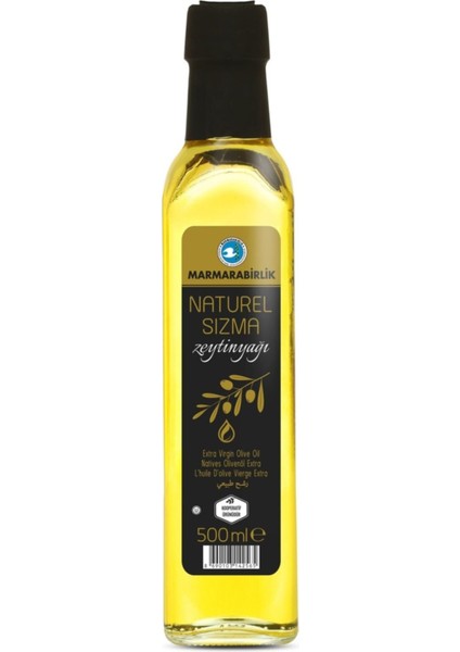 Naturel Sızma Zeytinyağı 500 ml Cam Şişe