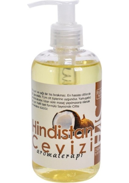 Hindistan Ceviz Aromaterapi Masaj Yağı 250 ml * 2 Adet
