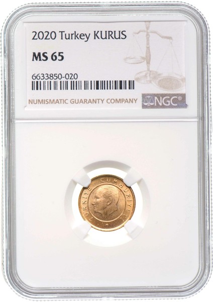 Ngc Sertifikalı - 1 Kuruş 2020