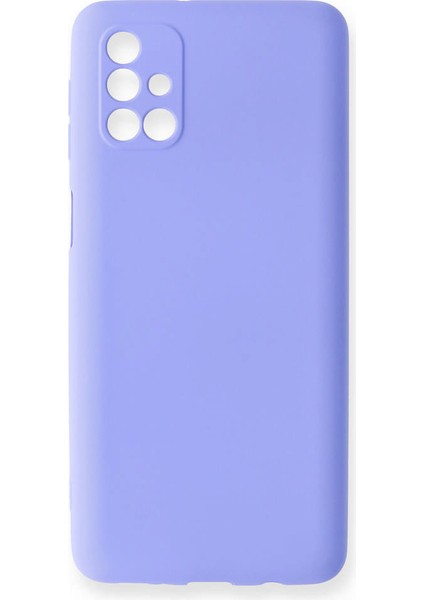 Samsung Galaxy M31S Kılıf Premium Rubber Silikon - Lila